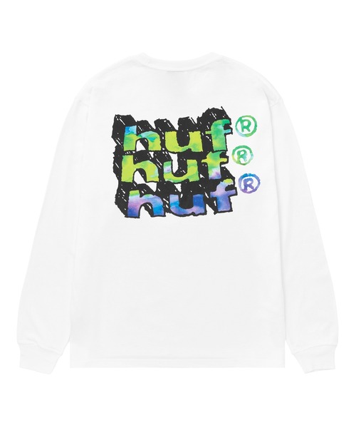 HUF（ハフ）の「HAND STACKED LS TEE（Tシャツ/カットソー・メンズ・ブラック系その他/ホワイト/グリーン系その他・XXL/XL/L/M/S）」の16枚目の写真