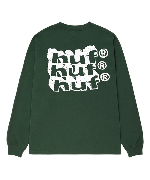HUF（ハフ）の「HAND STACKED LS TEE（Tシャツ/カットソー・メンズ・ブラック系その他/ホワイト/グリーン系その他・XXL/XL/L/M/S）」の11枚目の写真