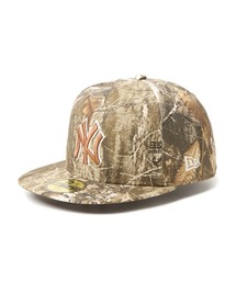Kinetics（キネティクス）の「NEW ERA NEW YORK YANKEES REALTREE CAMO 59FIFTY（ニューエラ ニューヨーク ヤンキース リアルツリー カモ ナインフィフティ）（キャップ）」