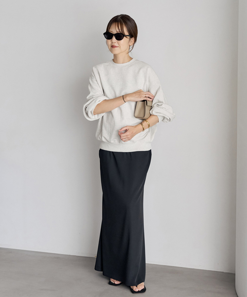 plage(プラージュ)の「Stretch back flare スカート(スカート・レディース・ホワイト/ブラック・38/36/34)」の6枚目の写真