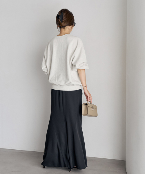plage(プラージュ)の「Stretch back flare スカート(スカート・レディース・ホワイト/ブラック・38/36/34)」の8枚目の写真