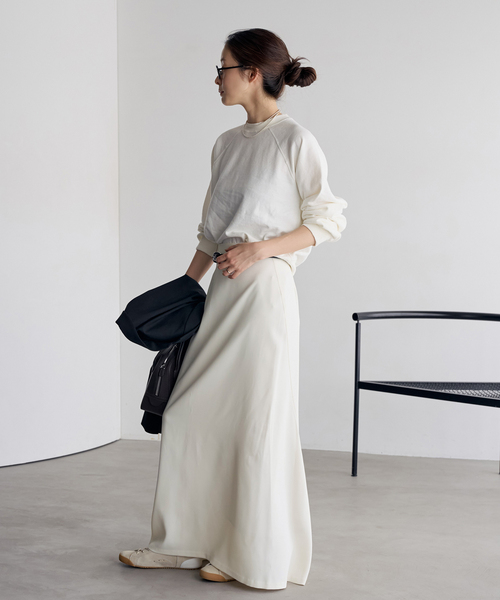 plage(プラージュ)の「Stretch back flare スカート(スカート・レディース・ホワイト/ブラック・38/36/34)」の21枚目の写真