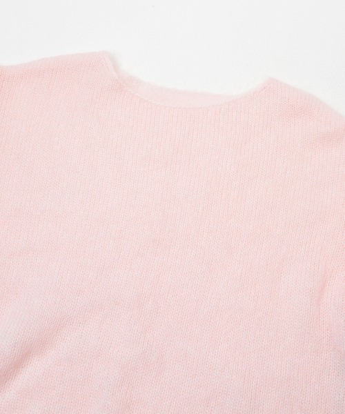 URBAN RESEARCH(アーバンリサーチ)の「『WEB/一部店舗限定カラー』ヘアリールーズニット(ニット/セーター・レディース・オフホワイト/グレー系その他/ブラウン系その他/ライトピンク/イエロー・FREE)」の15枚目の写真