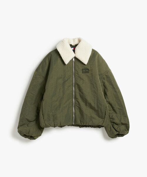 tommy jeans(トミー ジーンズ)の「ファーカラーユーティリティボンバージャケット(ブルゾン・レディース・グレー・SMALL/X-SMALL/MEDIUM)」の6枚目の写真