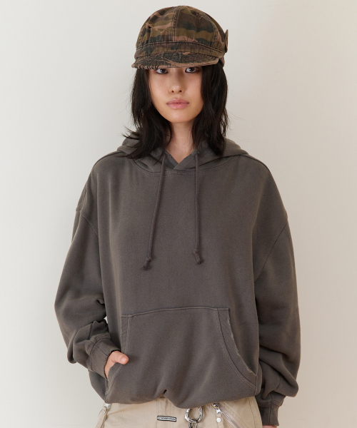 THEVINYLHOUSE（ザバイニルハウス）の「STRING WASHED HOODIE CHARCOAL（パーカー・メンズ・その他・SMALL/MEDIUM/LARGE）」の4枚目の写真