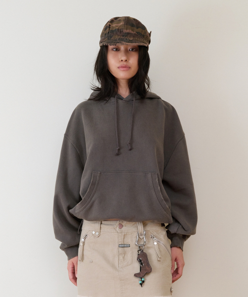 THEVINYLHOUSE（ザバイニルハウス）の「STRING WASHED HOODIE CHARCOAL（パーカー・メンズ・その他・SMALL/MEDIUM/LARGE）」の7枚目の写真