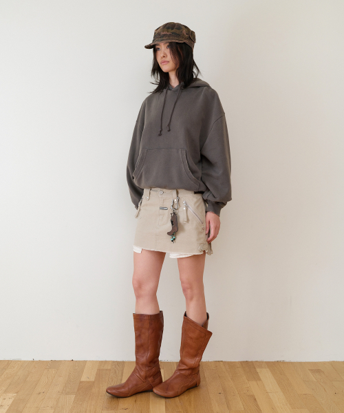 THEVINYLHOUSE（ザバイニルハウス）の「STRING WASHED HOODIE CHARCOAL（パーカー・メンズ・その他・SMALL/MEDIUM/LARGE）」の9枚目の写真