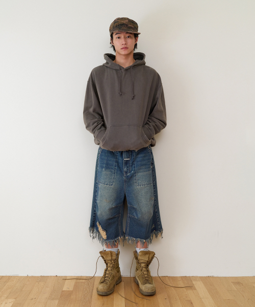 THEVINYLHOUSE（ザバイニルハウス）の「STRING WASHED HOODIE CHARCOAL（パーカー・メンズ・その他・SMALL/MEDIUM/LARGE）」の10枚目の写真