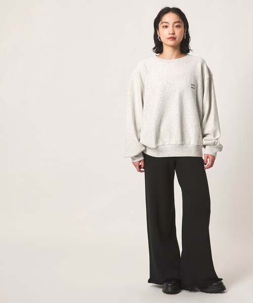CITEN(シテン)の「<CITEN>フリンジニットパンツ(その他パンツ・レディース・ブラック・M/S)」の3枚目の写真