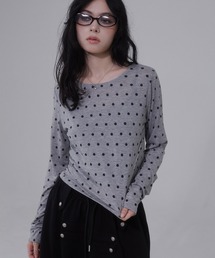 シアードットクルーネックロンT