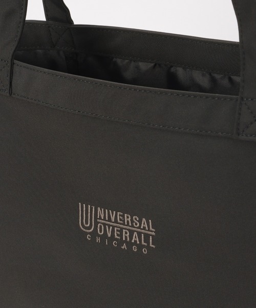 UNIVERSAL OVERALL（ユニバーサルオーバーオール）の「UNIVERSAL OVERALL ユニバーサルオーバーオール タッサーダブルフェイストートバッグ（トートバッグ・メンズ・チャコール/ブラック/ブラウン系その他・FREE）」の8枚目の写真