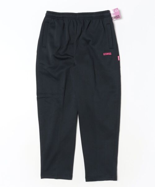 K-SWISS(ケースイス)の「【K-SWISS/ケースイス】ナチュラル裏起毛ロングパンツ(スウェットパンツ・レディース・ブラック/ネイビー/チャコールグレー・MEDIUM/LARGE/X-LARGE)」の3枚目の写真