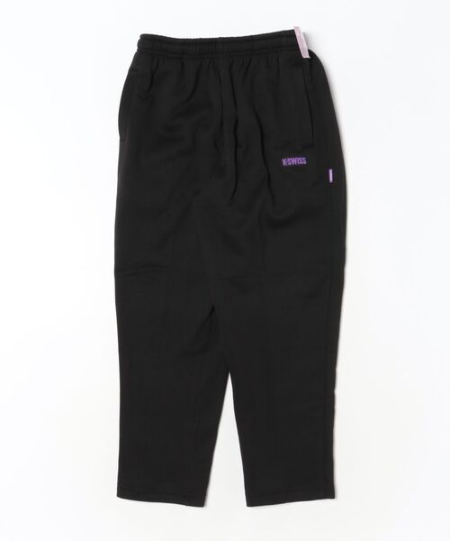 K-SWISS(ケースイス)の「【K-SWISS/ケースイス】ナチュラル裏起毛ロングパンツ(スウェットパンツ・レディース・ブラック/ネイビー/チャコールグレー・MEDIUM/LARGE/X-LARGE)」の1枚目の写真
