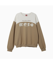 Lettering Sweatshirt_Beige