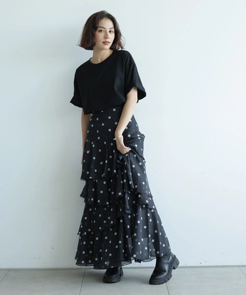 Arpege story(アルページュストーリー)の「〈着るスキンケア〉ユニセックスTシャツ(Tシャツ/カットソー・レディース・ブラック/ホワイト・FREE)」の8枚目の写真