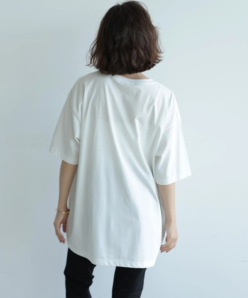 Arpege story(アルページュストーリー)の「〈着るスキンケア〉ユニセックスTシャツ(Tシャツ/カットソー・レディース・ブラック/ホワイト・FREE)」の11枚目の写真