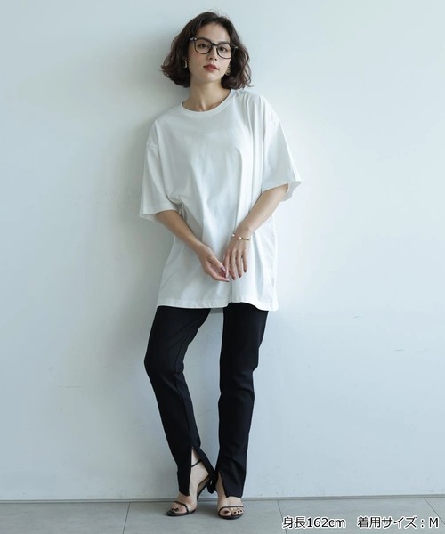Arpege story(アルページュストーリー)の「〈着るスキンケア〉ユニセックスTシャツ(Tシャツ/カットソー・レディース・ブラック/ホワイト・FREE)」の12枚目の写真