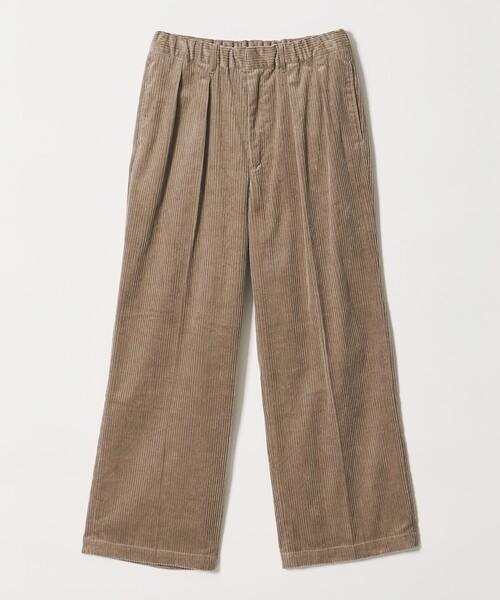 CITEN(シテン)の「<CITEN>コーデュロイワイドストレートシェフパンツ(スラックス・メンズ・ブラック/ライトグレー・M/L/S)」の8枚目の写真