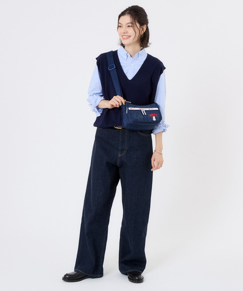 LeSportsac(レスポートサック)の「【LeSportsac×Miffy】SMALL EVERYDAY BAG ミッフィーロゴパッチワーク(ショルダーバッグ・レディース・ブルー・FREE)」の3枚目の写真