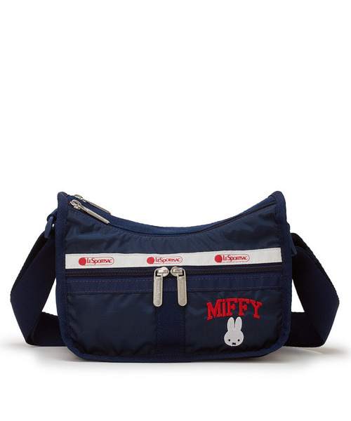 LeSportsac(レスポートサック)の「【LeSportsac×Miffy】SMALL EVERYDAY BAG ミッフィーロゴパッチワーク(ショルダーバッグ・レディース・ブルー・FREE)」の4枚目の写真