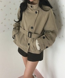ショートトレンチコートジャケット