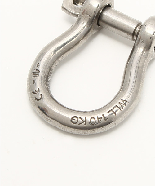 HIGHTIDE（ハイタイド）の「Wichard Bow Shackle ウィチャード バウ シャックル キーリング シルバー Sサイズ（キーホルダー・メンズ・その他・FREE）」の4枚目の写真