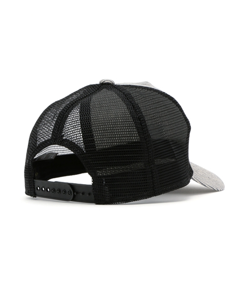 CABALLERO(キャバレロ)の「CABALLERO MESH CAP CUENCA LINEN DENIM STRIPE NAVY(キャップ・メンズ・ネイビー・FREE)」の3枚目の写真