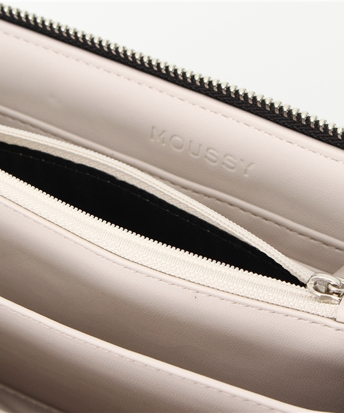 MOUSSY（マウジー）の「MULTI CACE（財布・レディース・ライトベージュ/ブラック・FREE）」の8枚目の写真