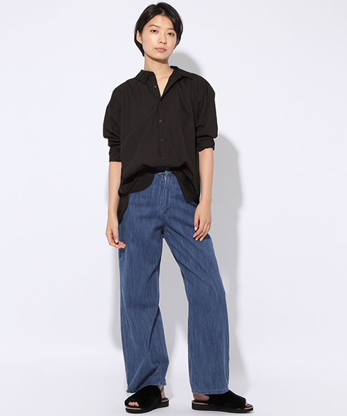 niko and...（ニコアンド）の「BFロングシャツ【niko and ...】（シャツ/ブラウス・レディース・ブラック/カーキ・LARGE/MEDIUM）」の14枚目の写真