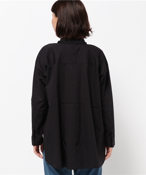 niko and...（ニコアンド）の「BFロングシャツ【niko and ...】（シャツ/ブラウス・レディース・ブラック/カーキ・LARGE/MEDIUM）」の5枚目の写真