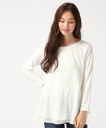 GLOBAL WORK | スソディティールT長袖/725121(Tシャツ/カットソー)