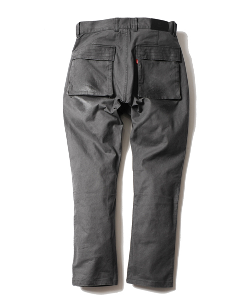 VIRGOwearworks（ヴァルゴウェアワークス）の「Special bikers coating pants（チノパンツ・メンズ・ブラック/チャコールグレー・2/3/4）」の3枚目の写真