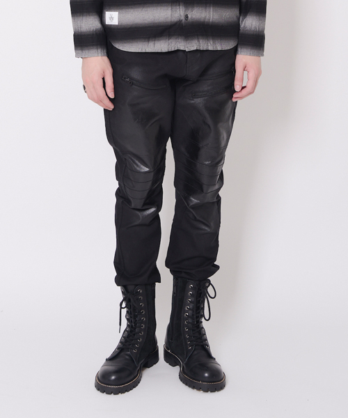 VIRGOwearworks（ヴァルゴウェアワークス）の「Special bikers coating pants（チノパンツ・メンズ・ブラック/チャコールグレー・2/3/4）」の12枚目の写真