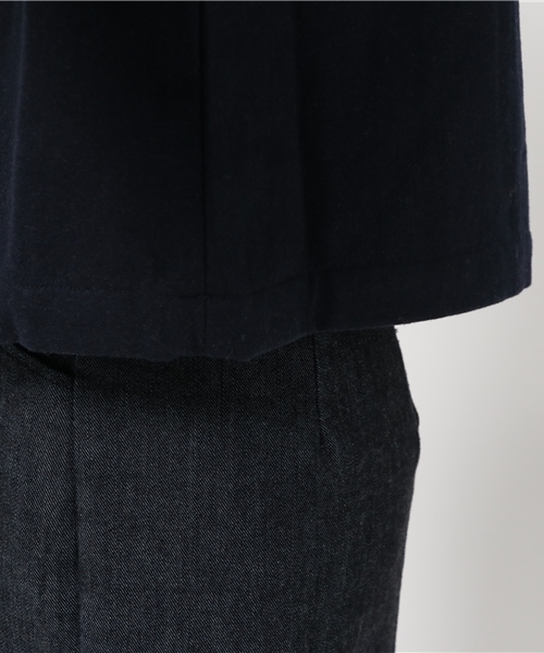 LBC(エルビーシー)の「nカラーフラノ袖フリルプルオーバー(シャツ/ブラウス・レディース・ネイビー/チャコールグレー/ライトブラウン・MEDIUM)」の10枚目の写真