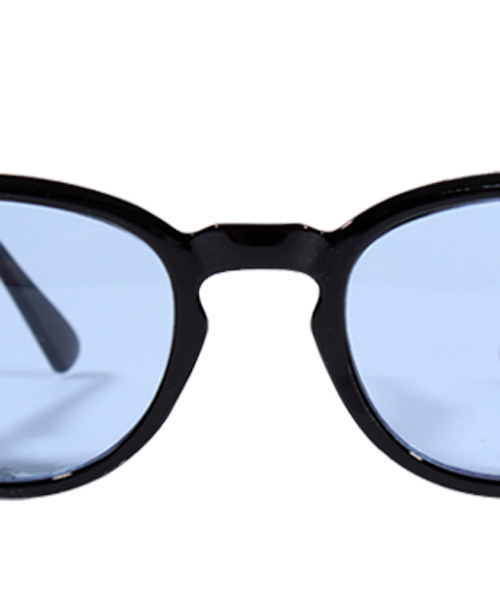 ８(eight)（エイト）の「ウェリントン サングラス 伊達メガネ 専用ケース付き（サングラス・メンズ・ブラウン/ブラック×ブルー/ブラック/ブラウン系その他/ブラウン×イエロー/ブラック系その他/ブラック×パープル・FREE）」の15枚目の写真