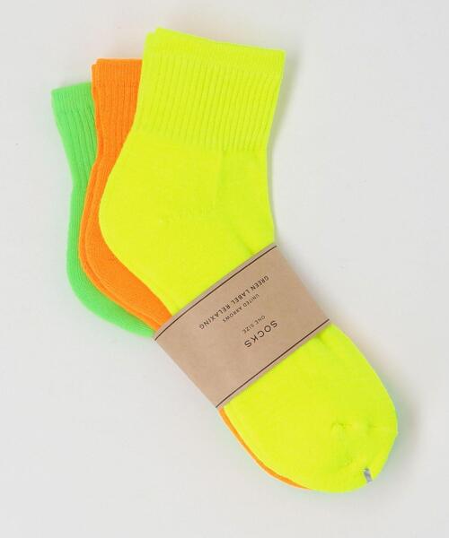 green label relaxing(グリーンレーベルリラクシング)の「<green label relaxing>クォーター 3P/3足セット ソックス(ソックス/靴下・メンズ・その他1/その他2/その他3/その他4/その他5/その他6/その他7/その他8/その他9/グレー/その他10/その他11/その他12/その他13/その他15/その他14/その他16/その他17・FREE)」の4枚目の写真