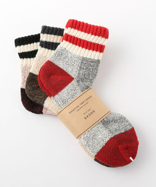 green label relaxing(グリーンレーベルリラクシング)の「<green label relaxing>クォーター 3P/3足セット ソックス(ソックス/靴下・メンズ・その他1/その他2/その他3/その他4/その他5/その他6/その他7/その他8/その他9/グレー/その他10/その他11/その他12/その他13/その他15/その他14/その他16/その他17・FREE)」の6枚目の写真