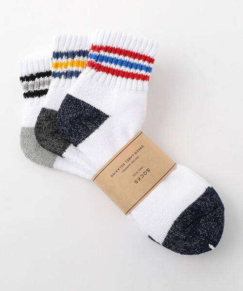 green label relaxing(グリーンレーベルリラクシング)の「<green label relaxing>クォーター 3P/3足セット ソックス(ソックス/靴下・メンズ・その他1/その他2/その他3/その他4/その他5/その他6/その他7/その他8/その他9/グレー/その他10/その他11/その他12/その他13/その他15/その他14/その他16/その他17・FREE)」の7枚目の写真