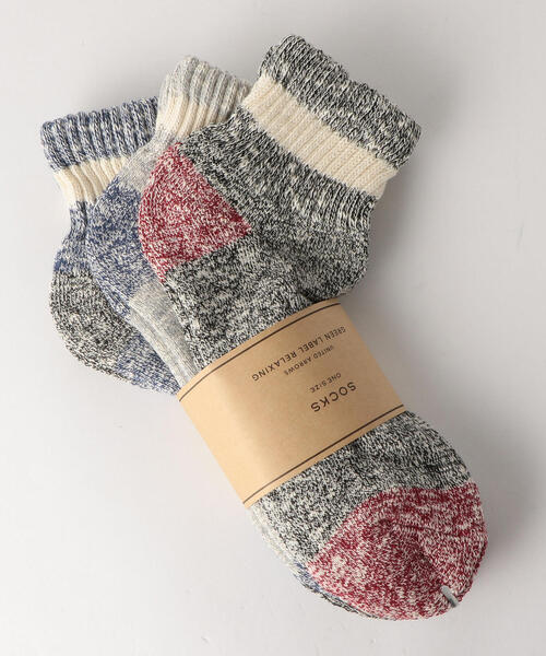 green label relaxing(グリーンレーベルリラクシング)の「<green label relaxing>クォーター 3P/3足セット ソックス(ソックス/靴下・メンズ・その他1/その他2/その他3/その他4/その他5/その他6/その他7/その他8/その他9/グレー/その他10/その他11/その他12/その他13/その他15/その他14/その他16/その他17・FREE)」の8枚目の写真
