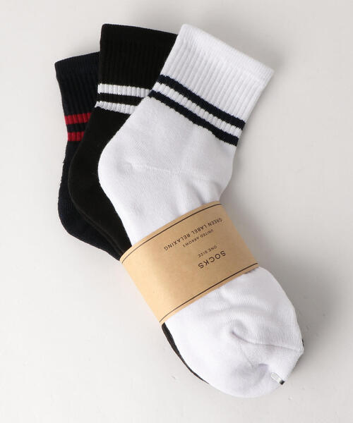 green label relaxing(グリーンレーベルリラクシング)の「<green label relaxing>クォーター 3P/3足セット ソックス(ソックス/靴下・メンズ・その他1/その他2/その他3/その他4/その他5/その他6/その他7/その他8/その他9/グレー/その他10/その他11/その他12/その他13/その他15/その他14/その他16/その他17・FREE)」の10枚目の写真