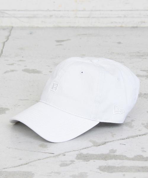 NEW ERA（ニューエラ）の「【別注】＜NEW ERA（ニューエラ）＞∴930 CAP ◆（キャップ・レディース・ホワイト/ネイビー/ライラック・FREE）」の4枚目の写真