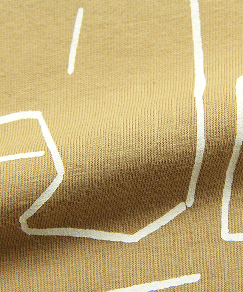 Design Tshirts Store graniph（デザイン　ティーシャツ　ストア　グラニフ）の「ベーシックTシャツ/キボリノクマ（Tシャツ/カットソー・メンズ・ベージュ系その他・SMALL/MEDIUM/X-SMALL/LARGE）」の7枚目の写真