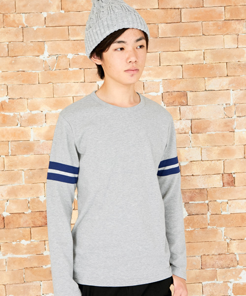 KRIFF MAYER Kid's Collection（クリフメイヤーキッズコレクション）の「USE-TEE　（ティーンズ170cm）（Tシャツ/カットソー・キッズ・グリーン/レッド/オフホワイト/グレー/ネイビー/チャコール/イエロー/パープル・170）」の3枚目の写真