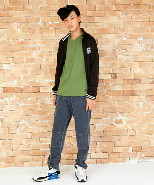 KRIFF MAYER Kid's Collection（クリフメイヤーキッズコレクション）の「USE-TEE　（ティーンズ170cm）（Tシャツ/カットソー・キッズ・グリーン/レッド/オフホワイト/グレー/ネイビー/チャコール/イエロー/パープル・170）」の14枚目の写真