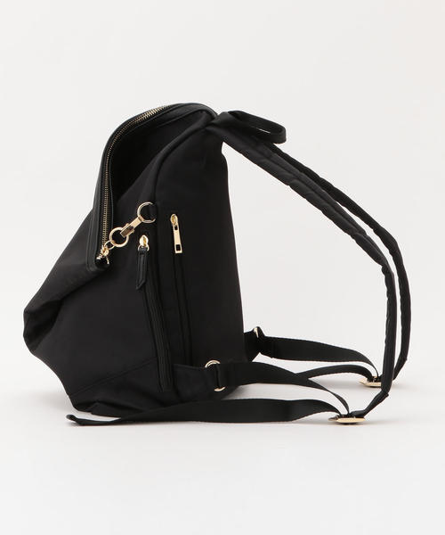 BEAUTY&YOUTH UNITED ARROWS（ビューティーアンドユースユナイテッドアローズ）の「BY∴ ナイロンフォールドリュック о（バックパック/リュック・レディース・ブラック/ベージュ・FREE）」の10枚目の写真