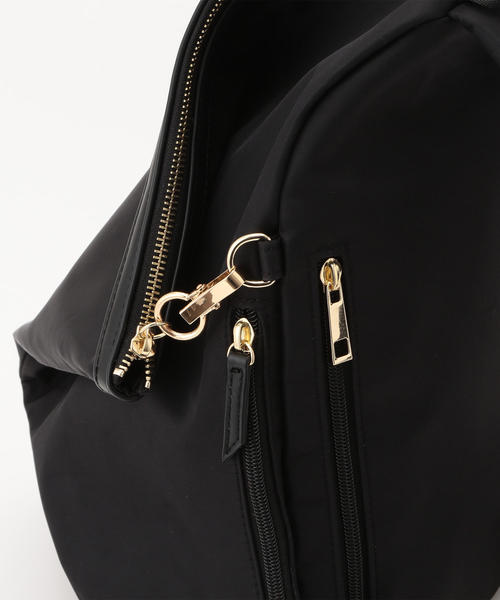 BEAUTY&YOUTH UNITED ARROWS（ビューティーアンドユースユナイテッドアローズ）の「BY∴ ナイロンフォールドリュック о（バックパック/リュック・レディース・ブラック/ベージュ・FREE）」の13枚目の写真