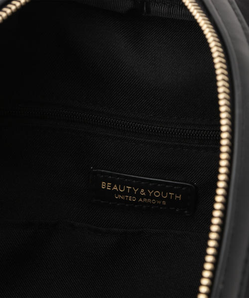 BEAUTY&YOUTH UNITED ARROWS（ビューティーアンドユースユナイテッドアローズ）の「BY∴ ナイロンフォールドリュック о（バックパック/リュック・レディース・ブラック/ベージュ・FREE）」の8枚目の写真