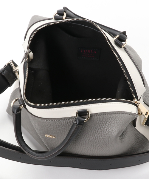 FURLA(フルラ)の「ブロガー S サッチェルバッグ(ハンドバッグ・レディース・ホワイト×グレー・ONE SIZE)」の5枚目の写真