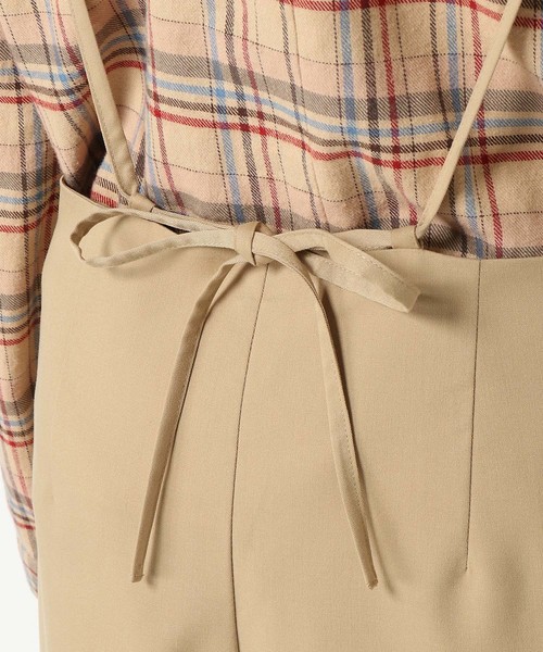 LBC(エルビーシー)の「キャミサロペット(サロペット/オーバーオール・レディース・ブラック/ベージュ・MEDIUM)」の8枚目の写真