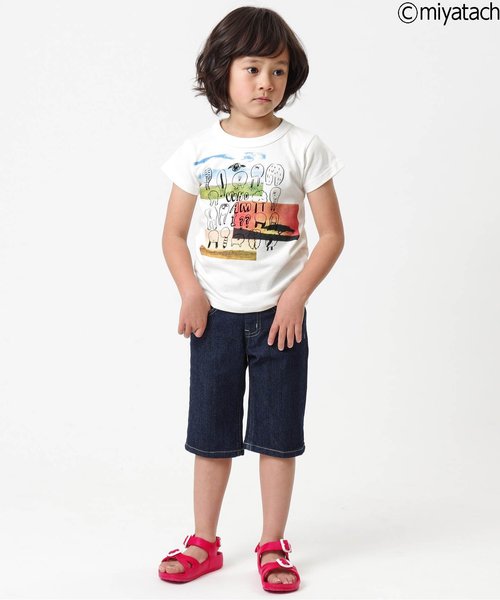 F.O.KIDS(エフオーキッズ)の「スタンダードデニムハーフパンツ 6分丈(デニムパンツ・キッズ・ブルー/ネイビー/サックスブルー・130/110/120/100/80/95/140/90)」の19枚目の写真